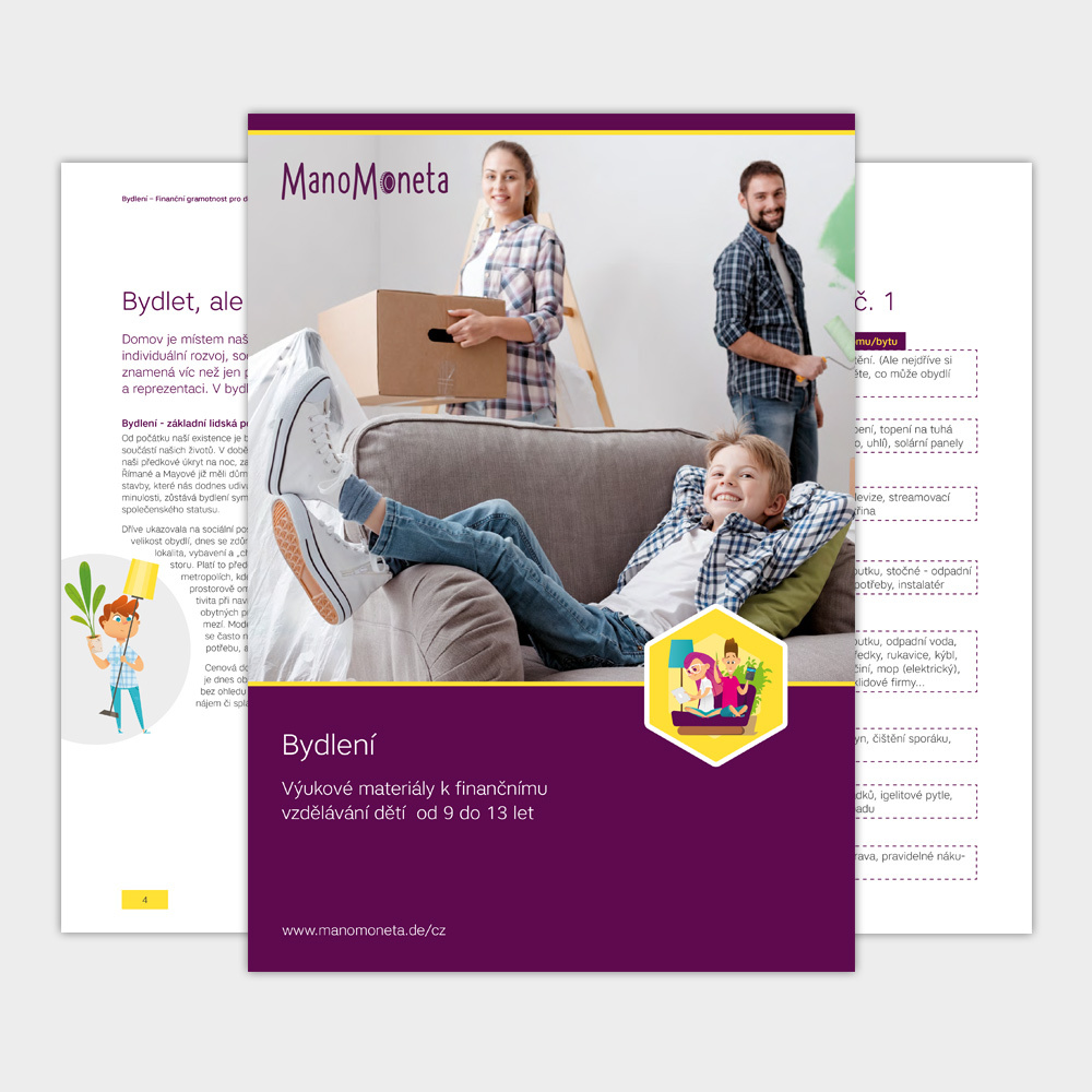 Titel Unterrichtsmaterial, Kind auf Sofa